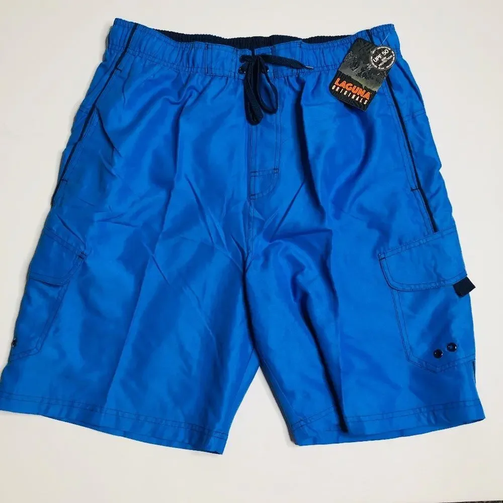 Blue Swim Trunks